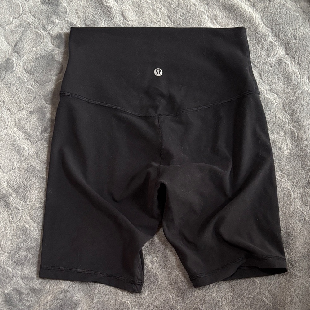 Lululemon Women's Black Biker Shorts 4
